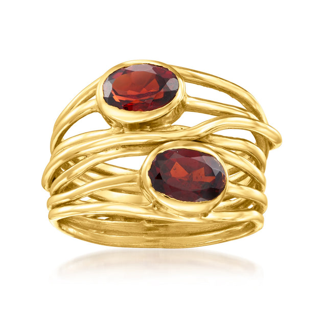 Ross-Simons Garnet Highway Ring Red US 7 2