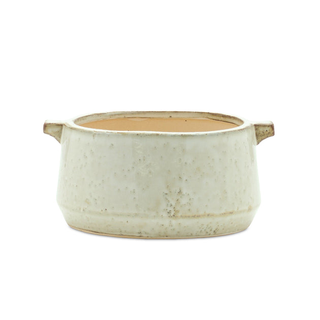 Hivvago Round Pot Planter Gray 6-inch 3