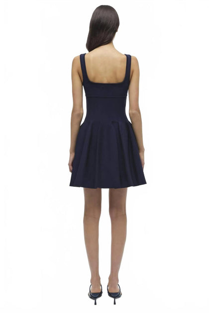 Jonathan Simkhai Elektra Mini Dress Blue Medium 4