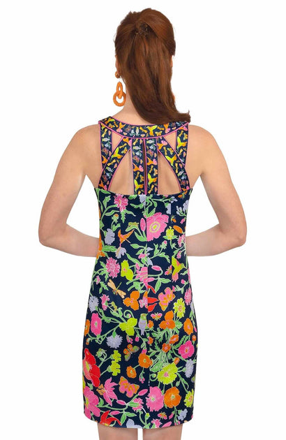 Gretchen Scott Birds And Bees Dress Multi Large 4