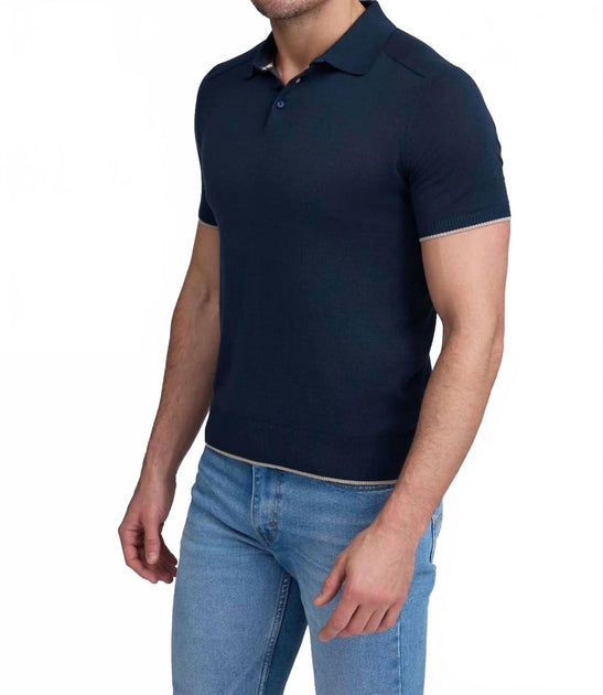 Raffi Florian Polo Sweater Blue Medium 3