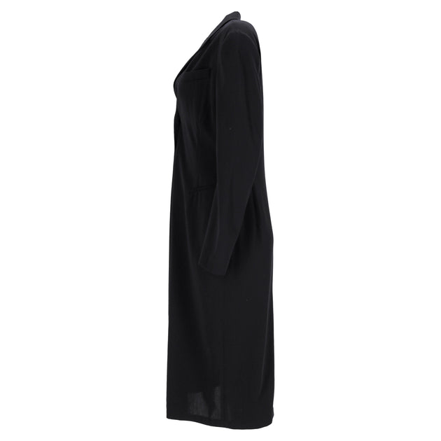 Jil Sander Einreihiger Mantel Schwarz EU 40 3