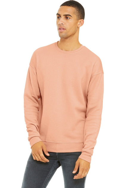 Bella + Canvas Unisex Adult Fleece Drop Shoulder Sweatshirt Beige XLarge 4