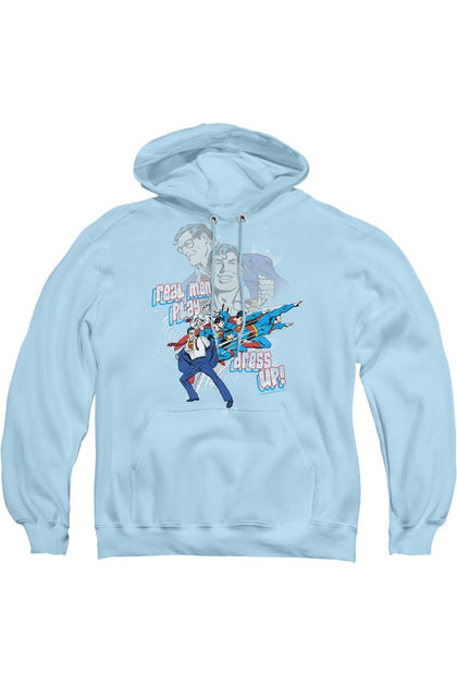 Gildan DC Comics Real Men Kapuzenpulli Blau XXL 2