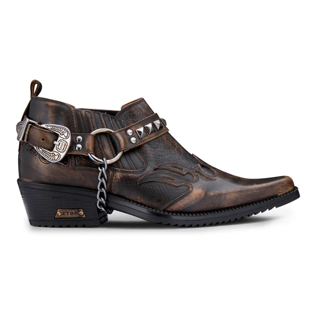 Etor Cowboy Winklepickers Brown US 8 2