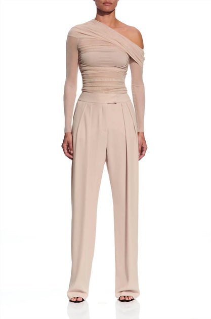 Sei Double Pleat Trouser Beige US 10 3