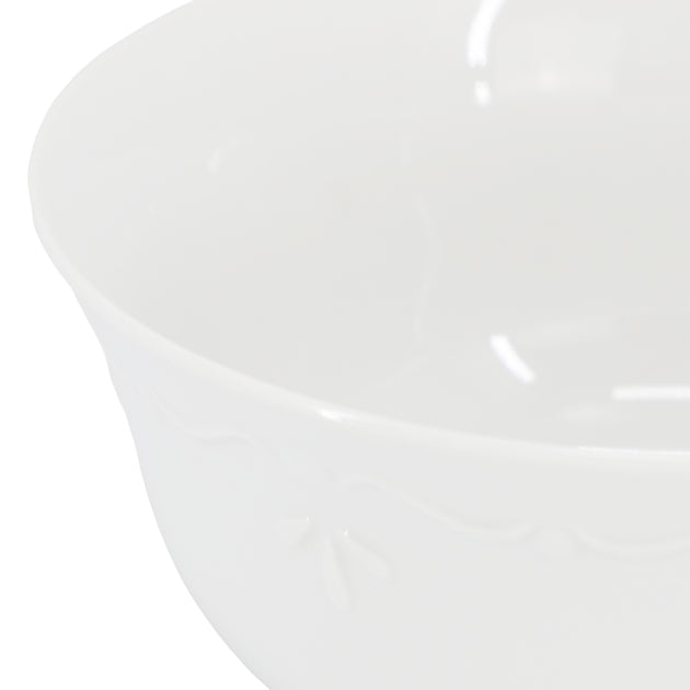 Elama Henryi Bowl Set White 6.1in 4