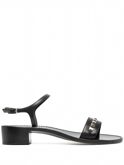 Salvatore Ferragamo Tiny Vara Bow Applique Trim Sandals Black US 5 2