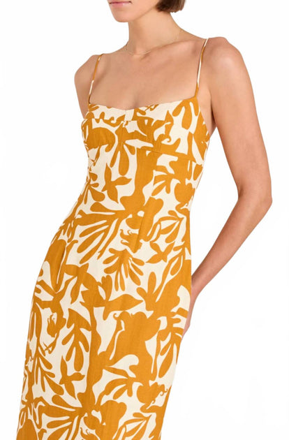 Amanda Uprichard Lawrence Maxi Dress Multi Large 4