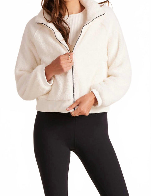 bobi Zip Up Raglan Jacket Beige XLarge 2