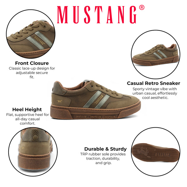 Mustang Street Platform Sneakers Green EU 41 3