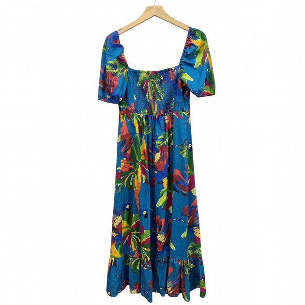 chinese dress ladies Harlow Maxi Dress in Taupe Floral main image 1
