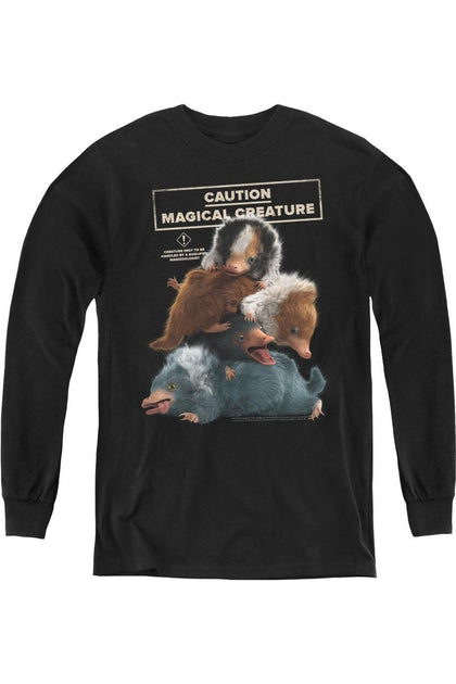 Gildan Fantastic Beasts 2 Langarmshirt Schwarz Large 2