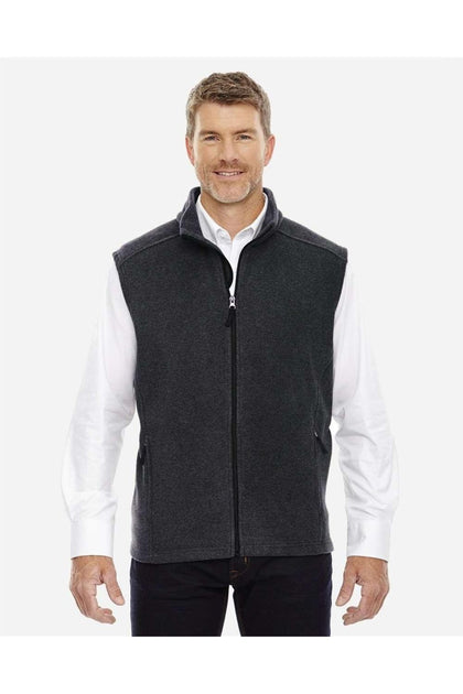 CORE365 Tall Journey Fleece Vest Grey XLarge Tall 3