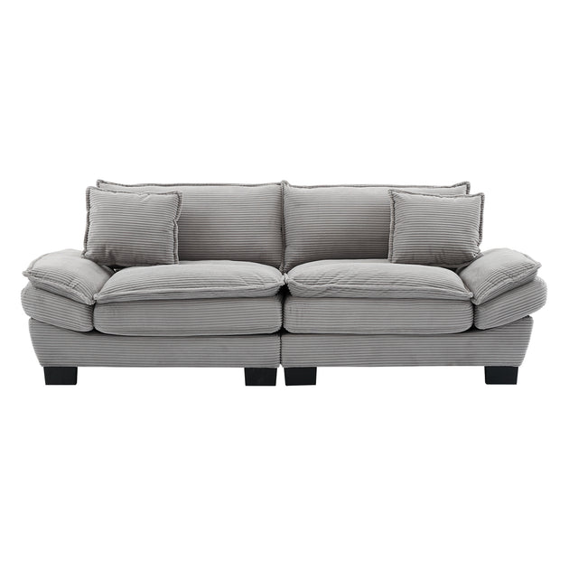 Streamdale Furniture Corduroy Sofa Sleeper 3