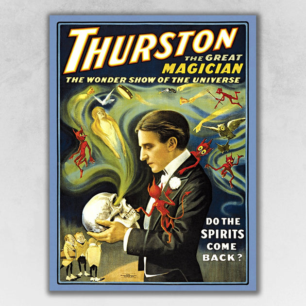 Hivvago Thurston Spirits Vintage Magic Unframed Print Wall Art 7