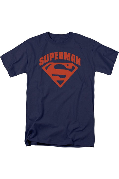 Gildan Superman Super Shield Short Sleeve T-Shirt Blue Large 2