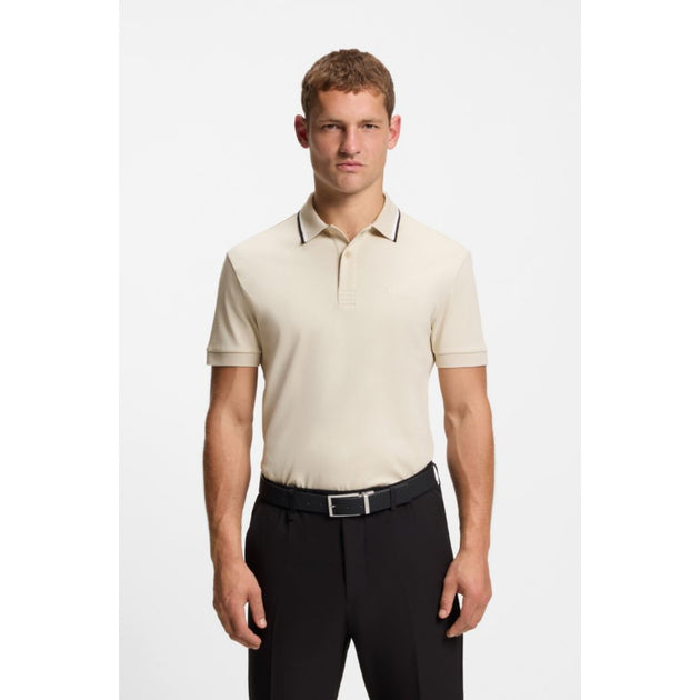Boss Paddy Polo Shirt Beige XXL 4