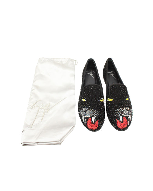 Giuseppe Zanotti Panther Loafers Black EU 35 3