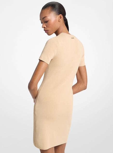 Michael Kors Viscose Blend Mini Dress Blue Small 3