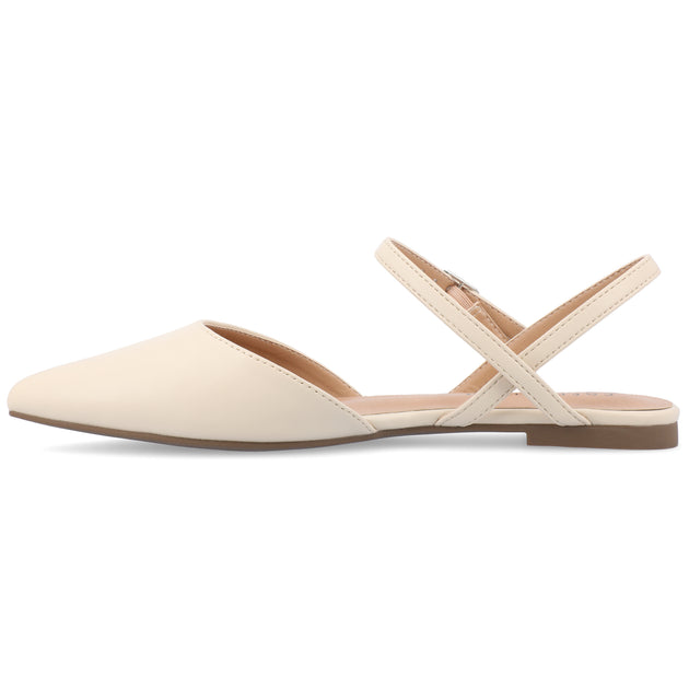 Journee Collection Martine Flats Beige US 6.5 3