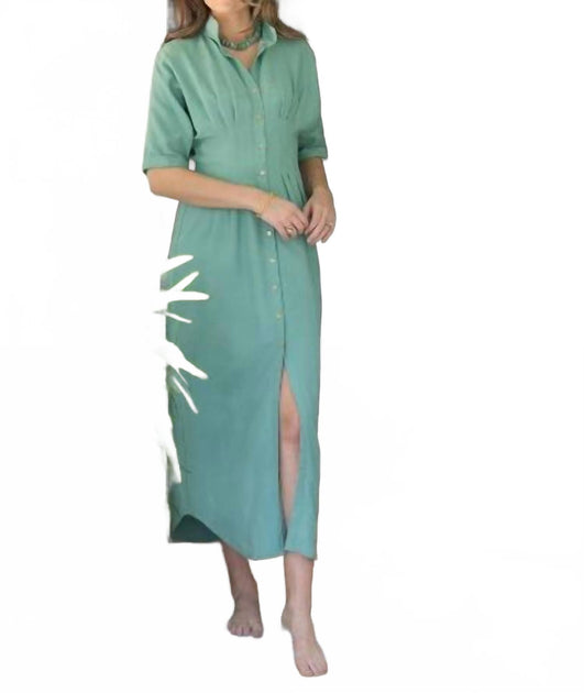Emily McCarthy Robe Georgia Bleu Small 2