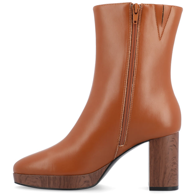 Journee Collection Romer Booties Green US 9.5 3