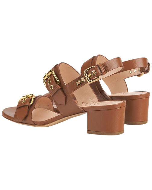 AGL Lala Straps Leather Sandal Brown EU 35 4