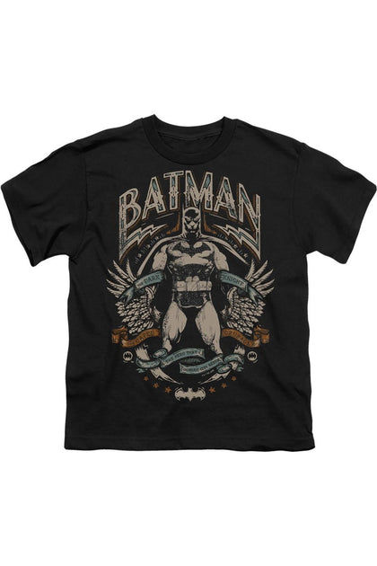 Gildan Batman Gotham Hero Black Short Sleeve T-Shirt Medium 2