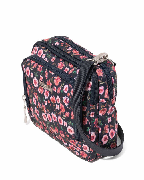 baggallini Triple Zip Small Umhängetasche Blau Einheitsgröße 4