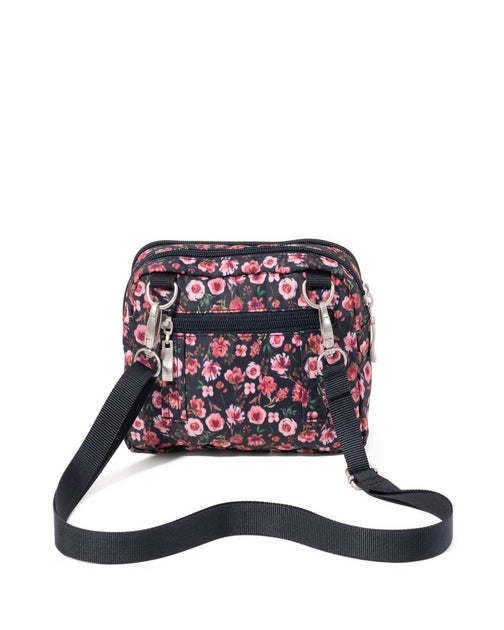 baggallini Triple Zip Small Umhängetasche Blau Einheitsgröße 5