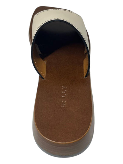 Bally Ofera Flat Sandals White US 8 4