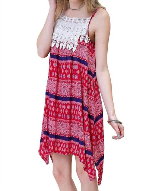 KORI Aztec Tank Dress Multi Large 4