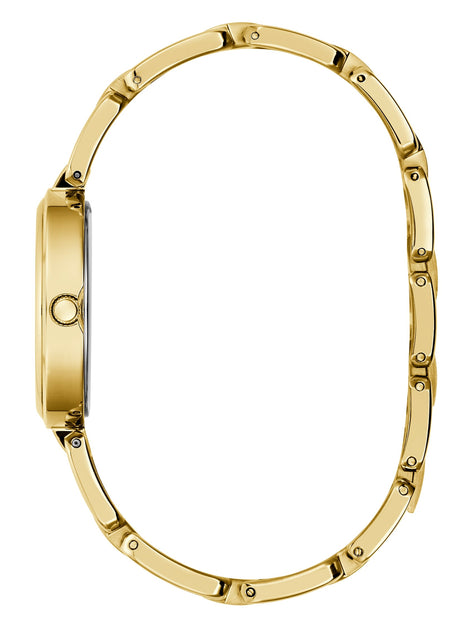 Guess Factory Gold-Tone Triangle Analog Watch Gold Female 3