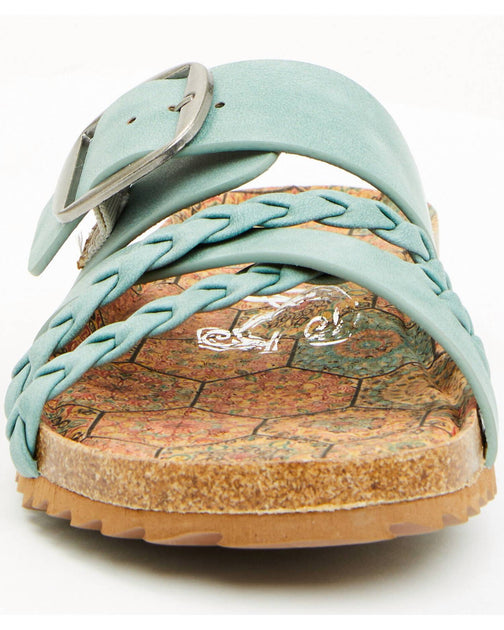 Very G Nora 3 Sandal Green US 8.5 4