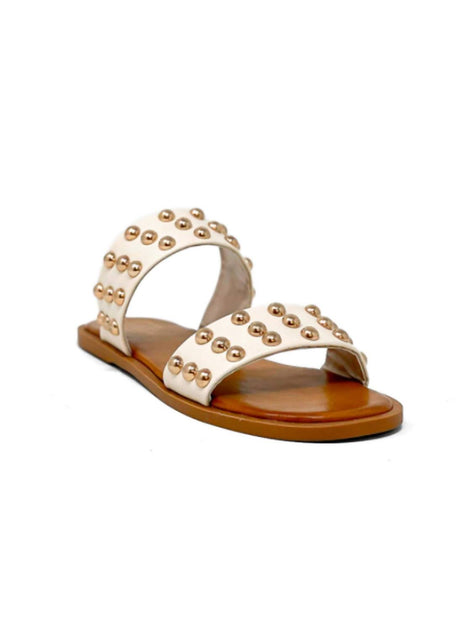 SHU SHOP Damia Slide White US 6.5 2
