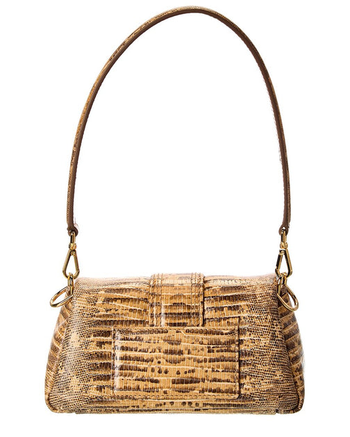Jacquemus Petit Bambimou Croc-embossed Leather Shoulder Bag