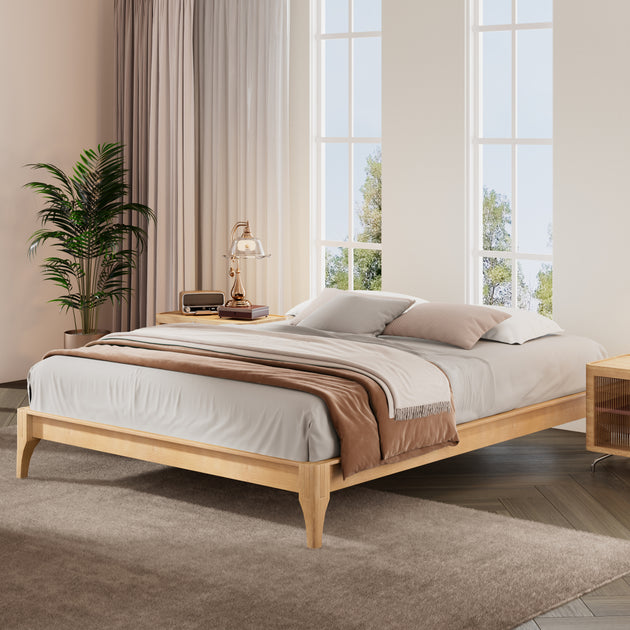 Streamdale Queen Bamboo Platform Bed Frame 3