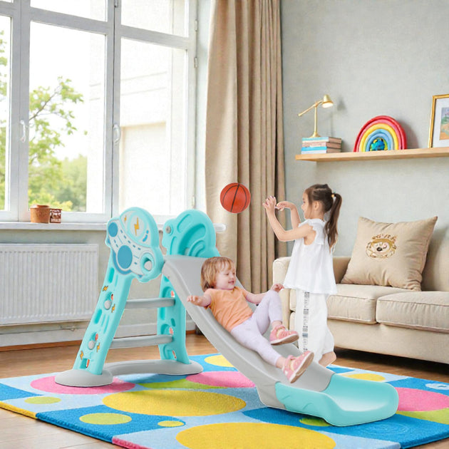 Hivvago Compact 3-Function Slide Play System Blue 2