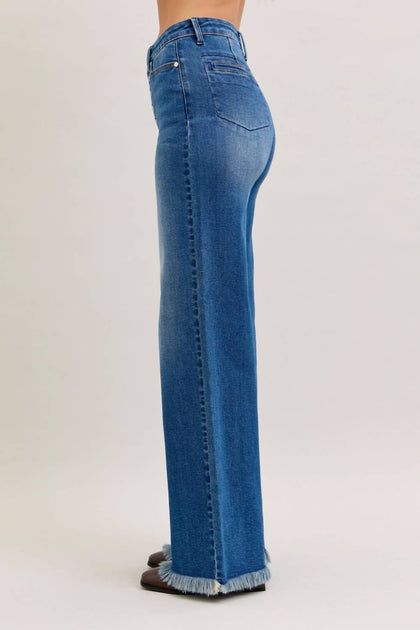 Judy Blue Column Leg Button Fly Jeans Multi 30 3