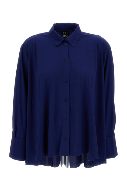 IRIE Tailliertes Blaues Hemd 3