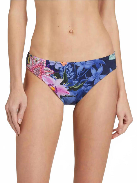 Johnny Was Hipster Bikini Bottom Blau Large 2