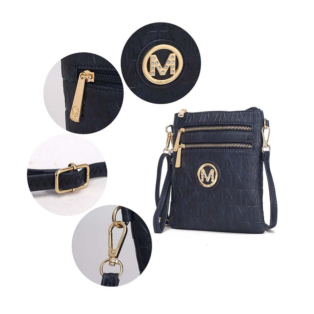 MKF Collection Scarlett Crossbody Handbag Multi Medium 4