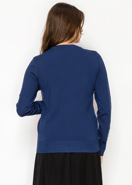 Yal New York Knit Blue Small 3