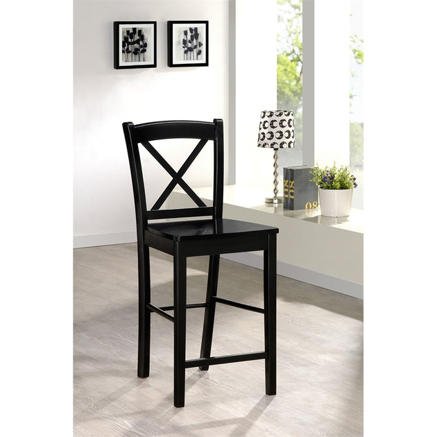 Linon 30 Stool Black 3