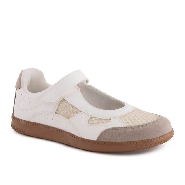 Andrea Women's Leather Sneakers White US 7 2