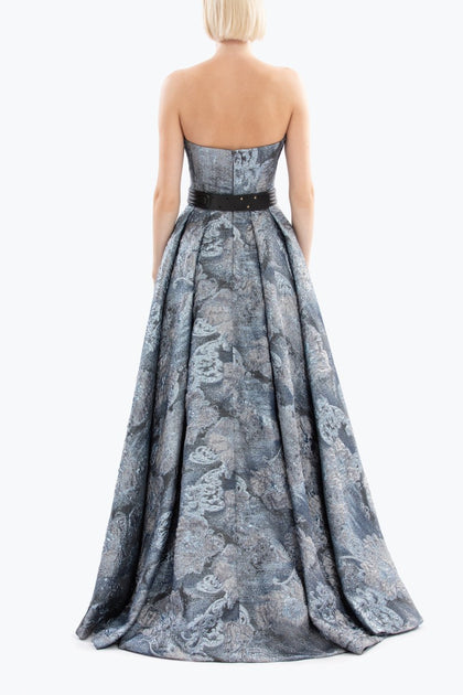 Saiid Kobeisy Long Dress Grey EU 44 4