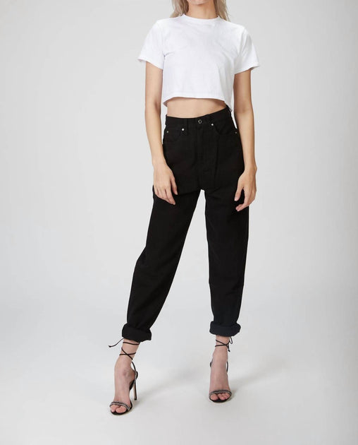 WeWoreWhat Dani Boyfriend Jeans Black 26 2