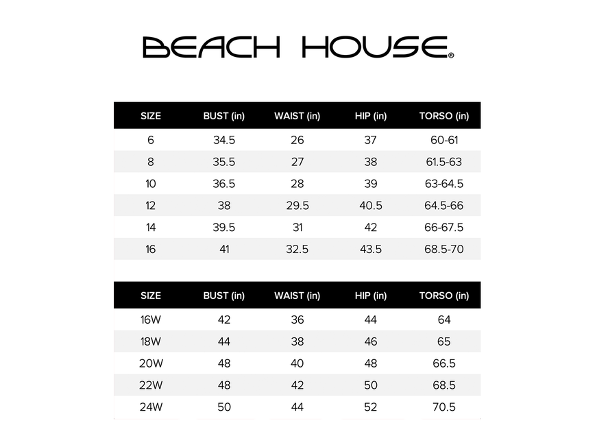 Beach House Taylor Tankini Top Blue US 8 4