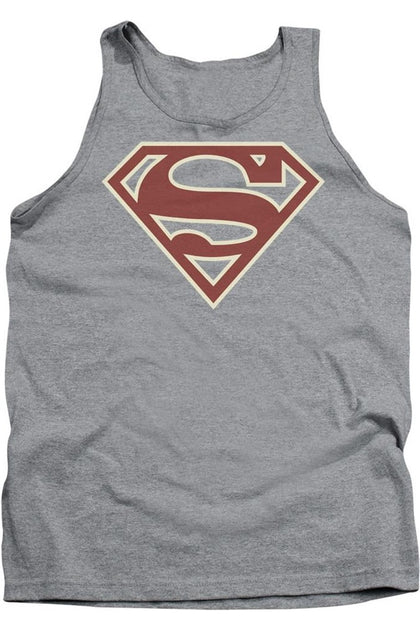 Gildan Superman Shield Tank Top Grey XL 2